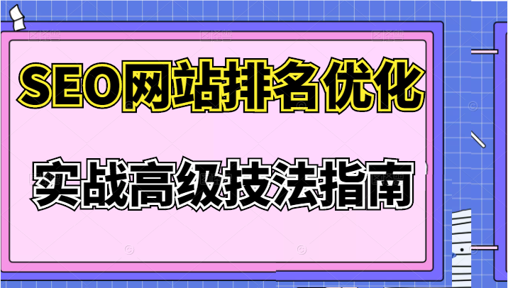 SEO网站排名优化实战高级技法指南，价值3980元 -有术宝库