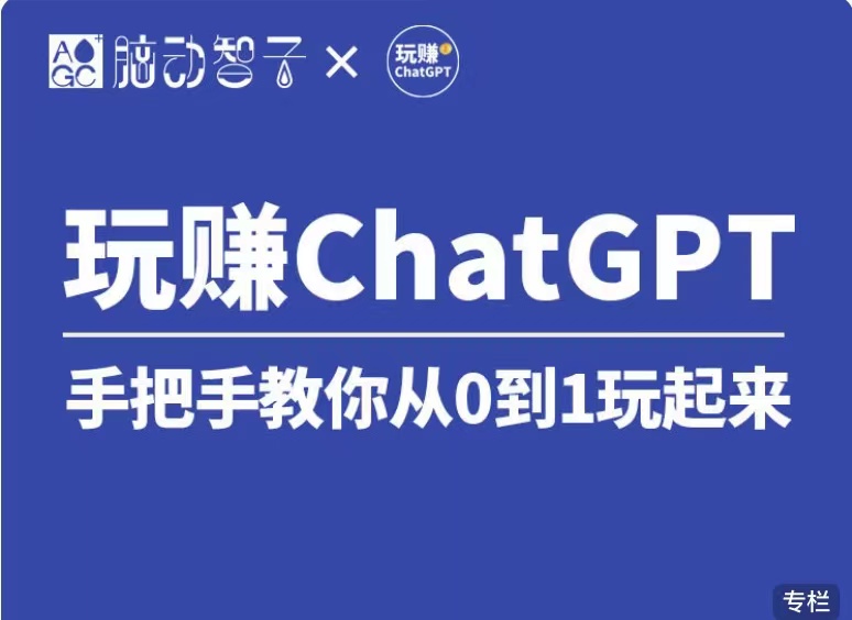 价值399 国内Top1 玩赚ChatGPT社群视频课（第七期）-有术宝库